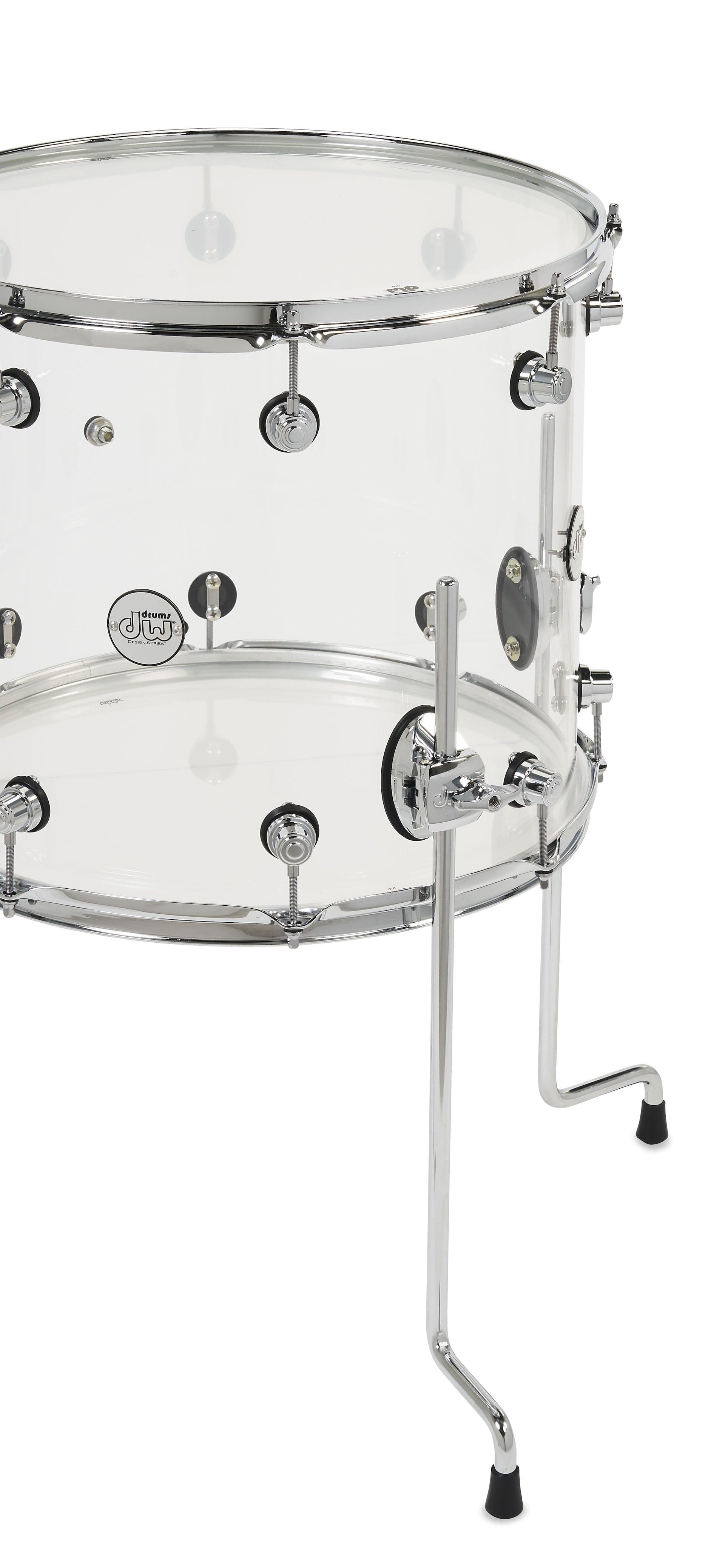 Bateria Dw Ddac2214cl 4 Pc Clear Acrilico + Ddac0614sscl 3