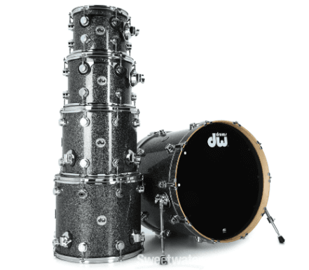 Bateria DW COLLECTOR DRXTTSCO70(10-12.16-22-14) Black Galaxy